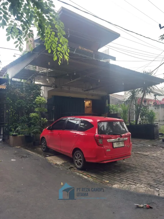Kanopi kain minimalis Recassen tampak depan di Pulomas Jakarta Timur