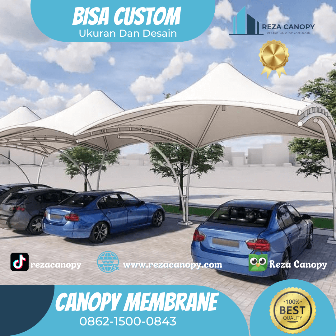 desain canopy membrane